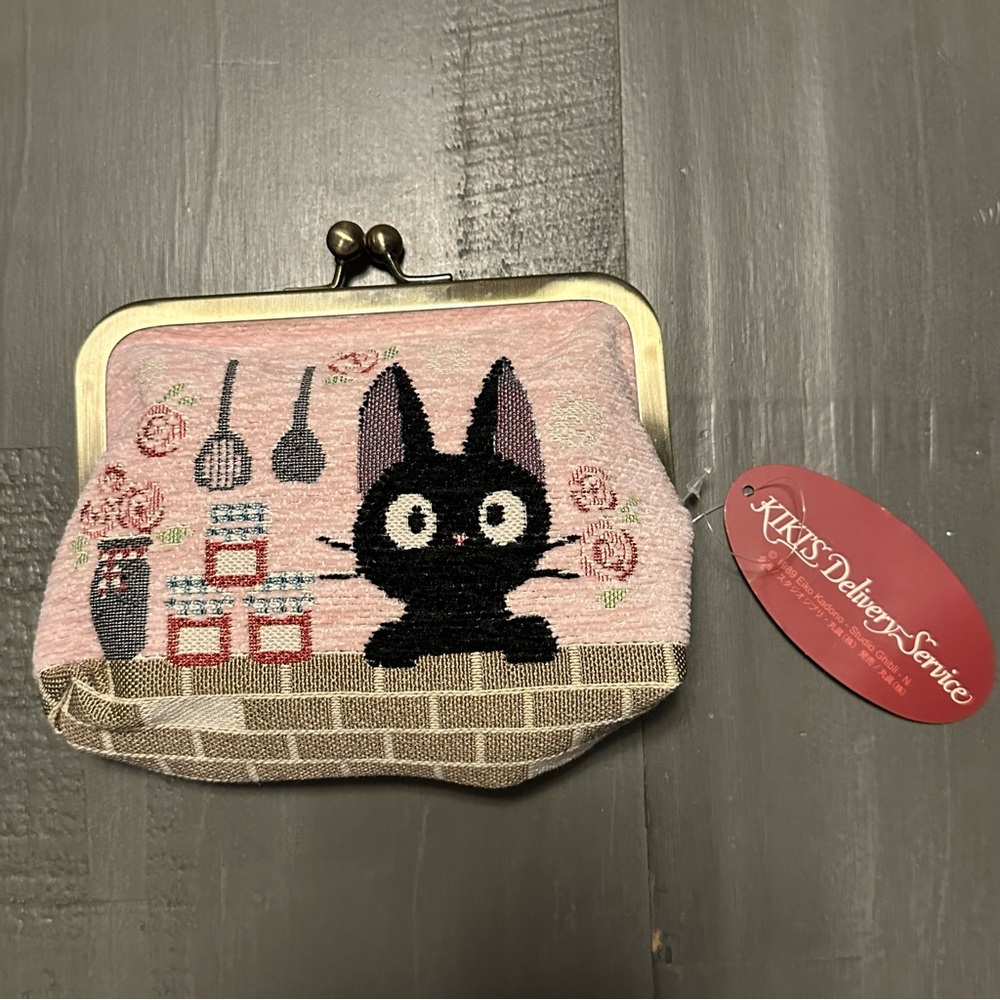Marushin Studio Ghibli Kiki’s Delivery Service Jiji Gobelin Weave Snap Pouch